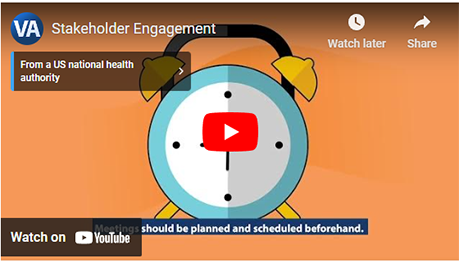Video: stakeholder engagement