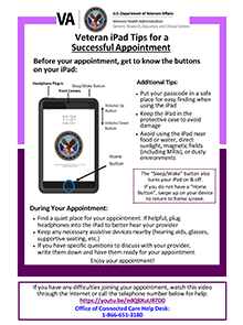 Veteran iPad Tips for a Successful Appointment - Download