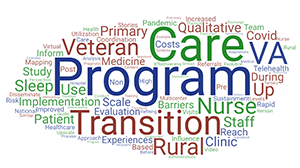 Dr. Kelley's publication titles indicate his primary work is care of Veterans